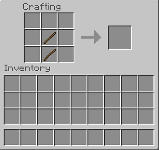 Как сделать топор в Minecraft3